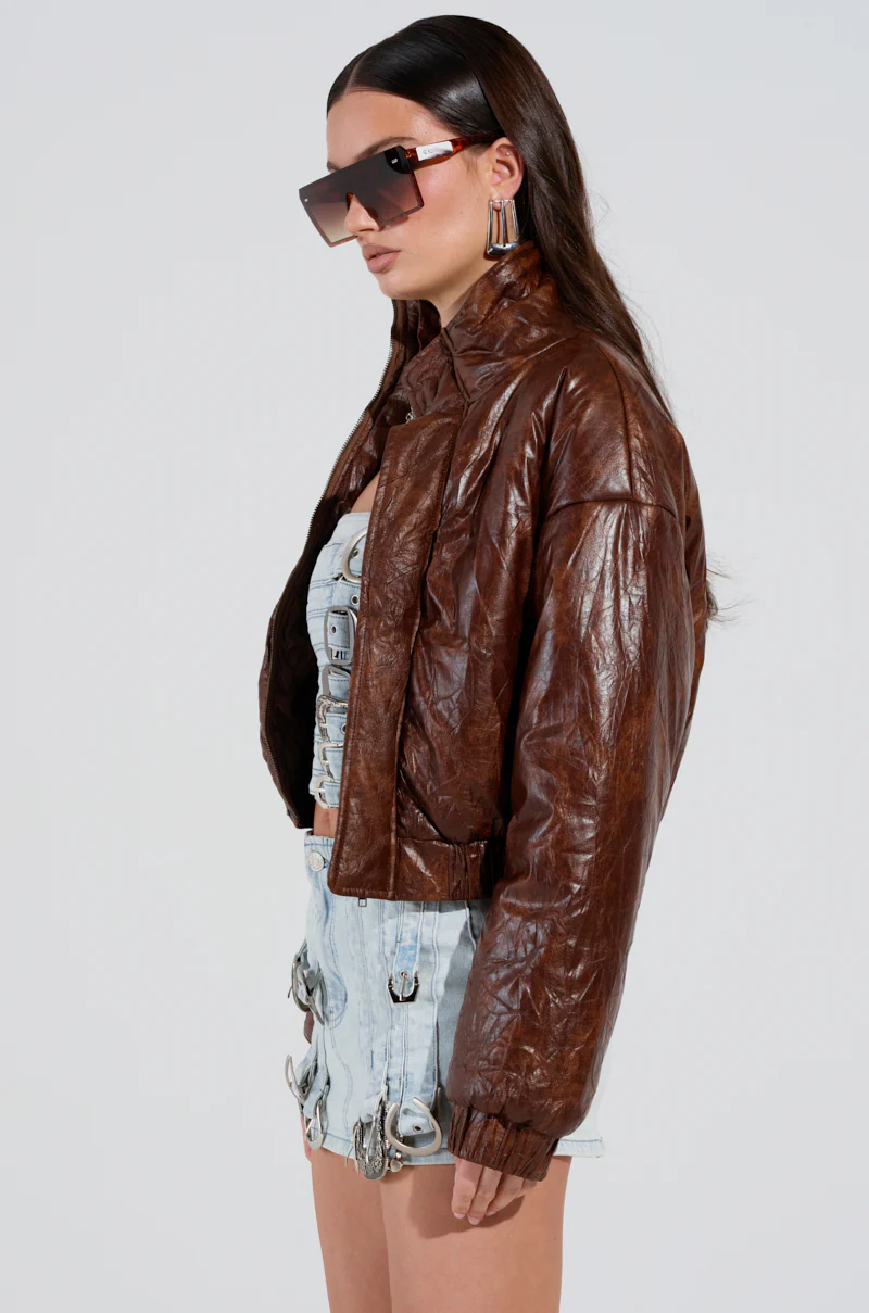 EYES OF THE NIGHT PUFFER JACKET - Image 4