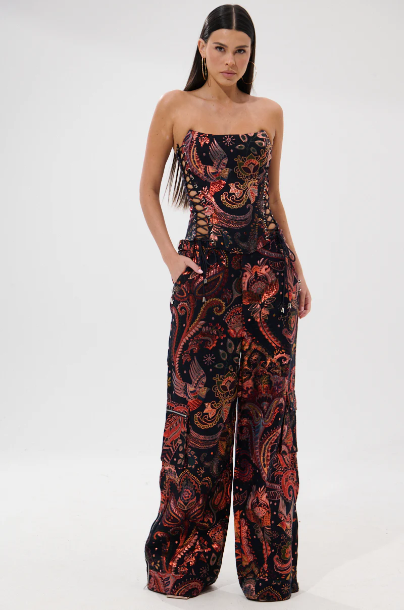 FALL VIBES BROCADE TROUSER - Image 6