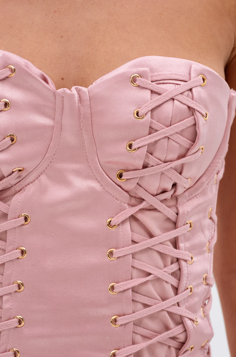 FAR FROM CASUAL SATIN MINI DRESS - Image 7