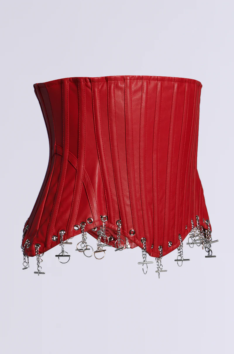FASHUN STRUCTURED CORSET CHARM BELT - Image 5