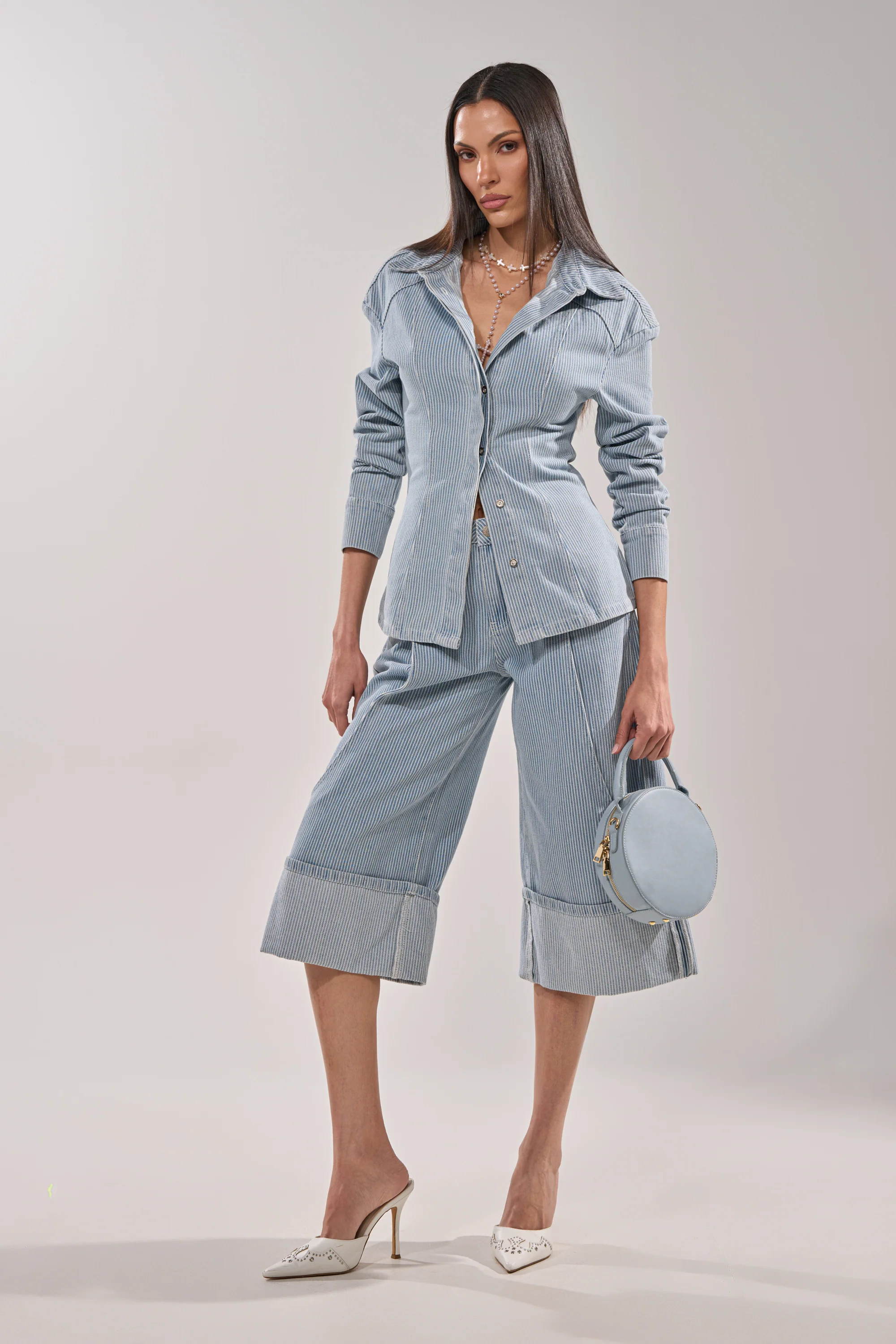 FEEL FREE STRIPE GAUCHO