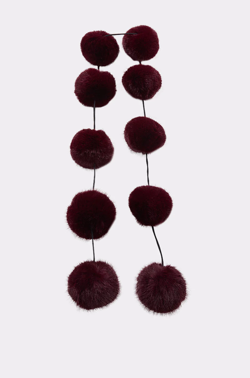 FEELIN BALLSY FAUX FUR SCARF - Image 5