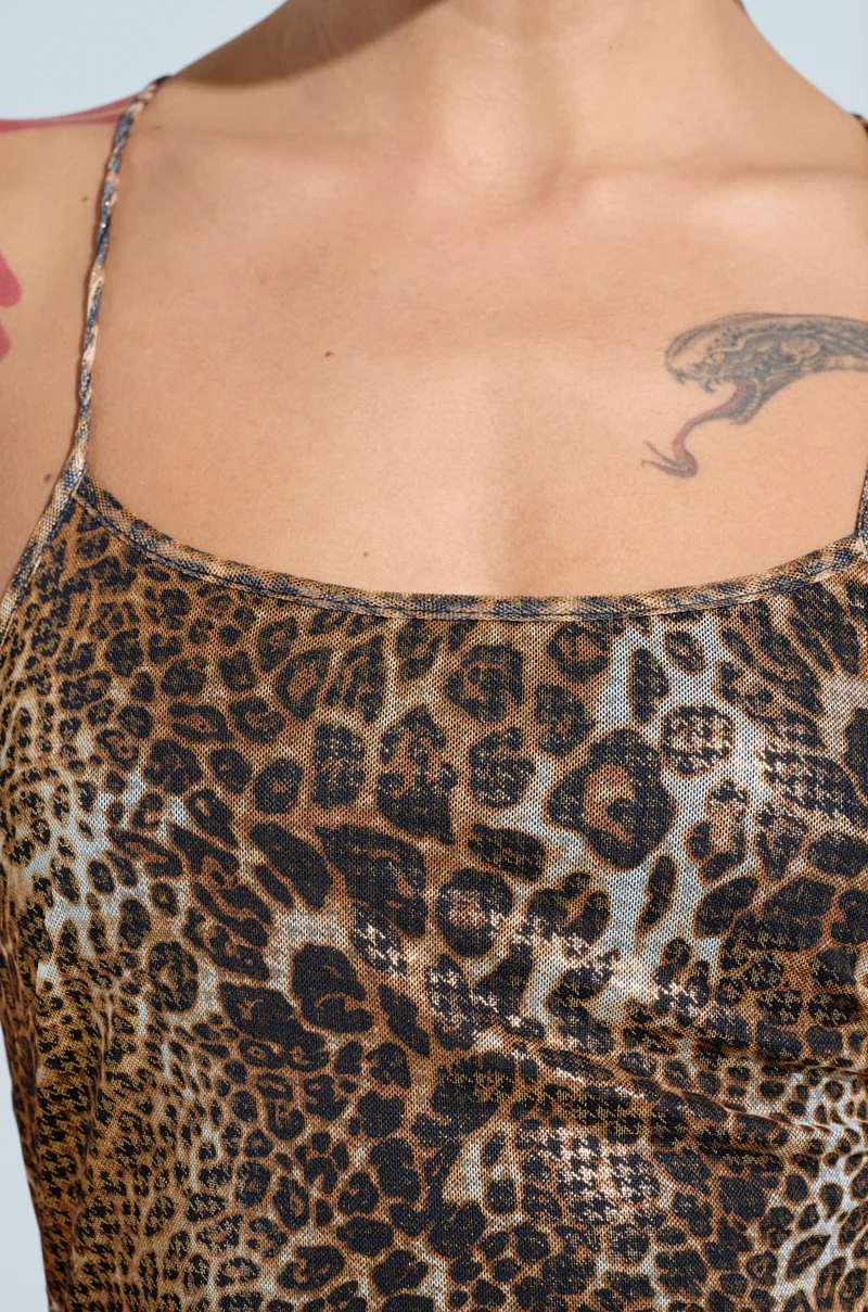 FEELIN FINE LEOPARD PRINT JUMPSUIT - Image 5