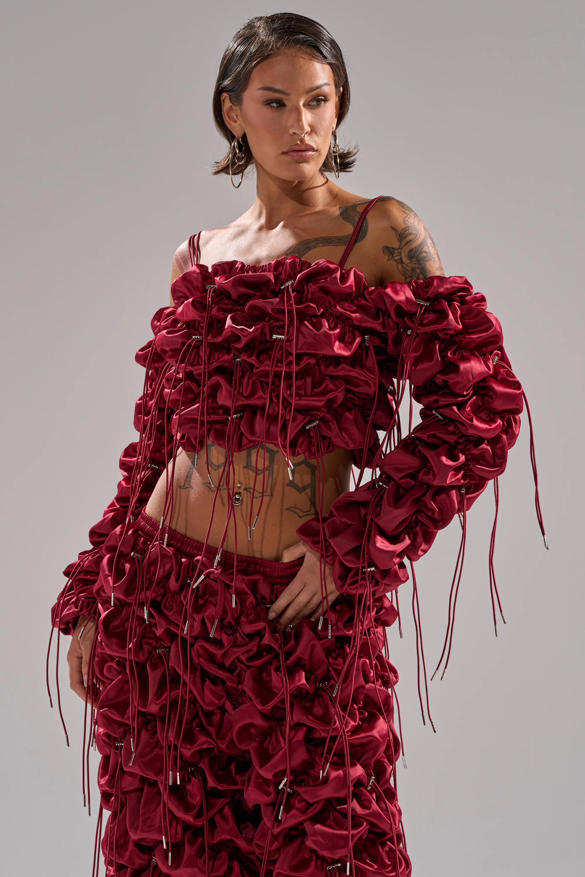 FEELING FUNKY TIE BLOUSE - Image 2