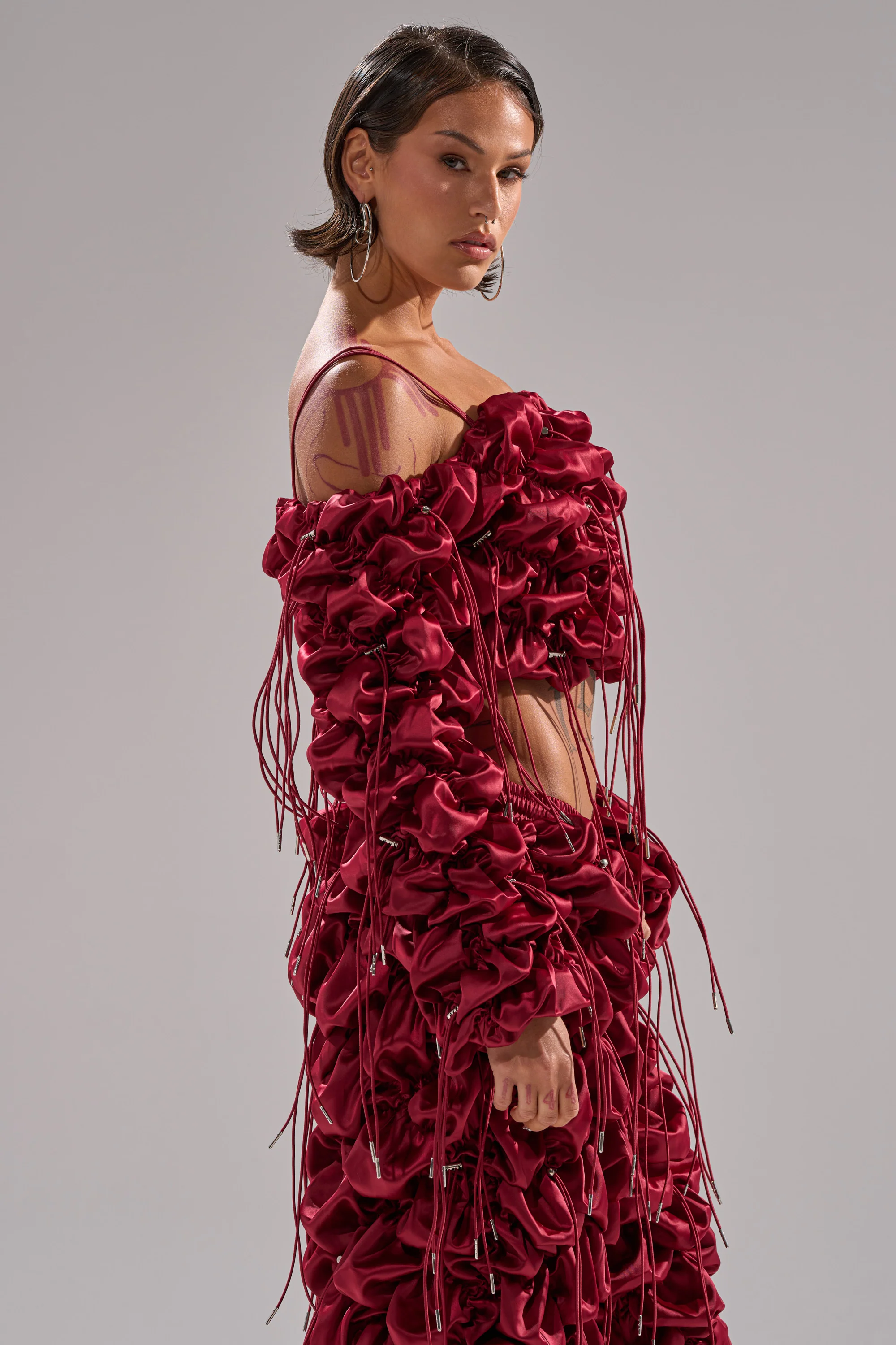 FEELING FUNKY TIE BLOUSE - Image 4