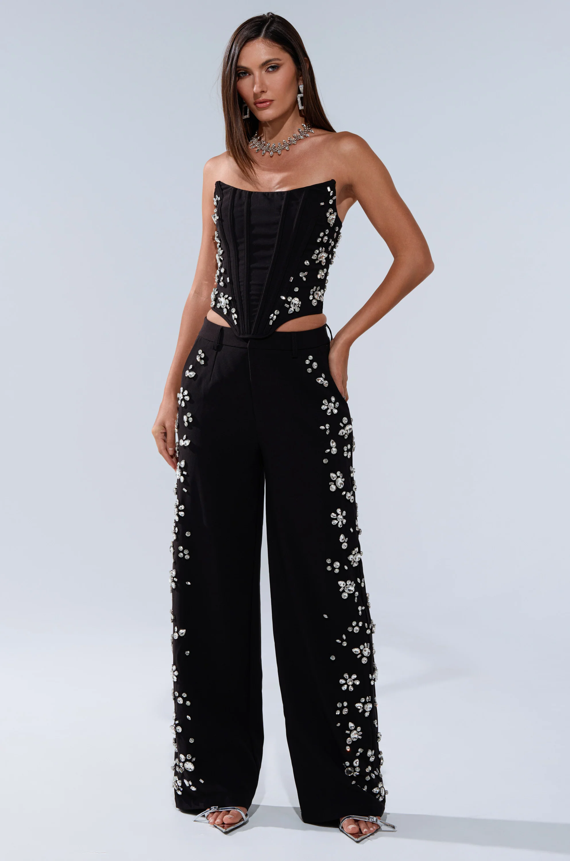 FEELING RICH CORSET WITH RHINESTONE - Image 6