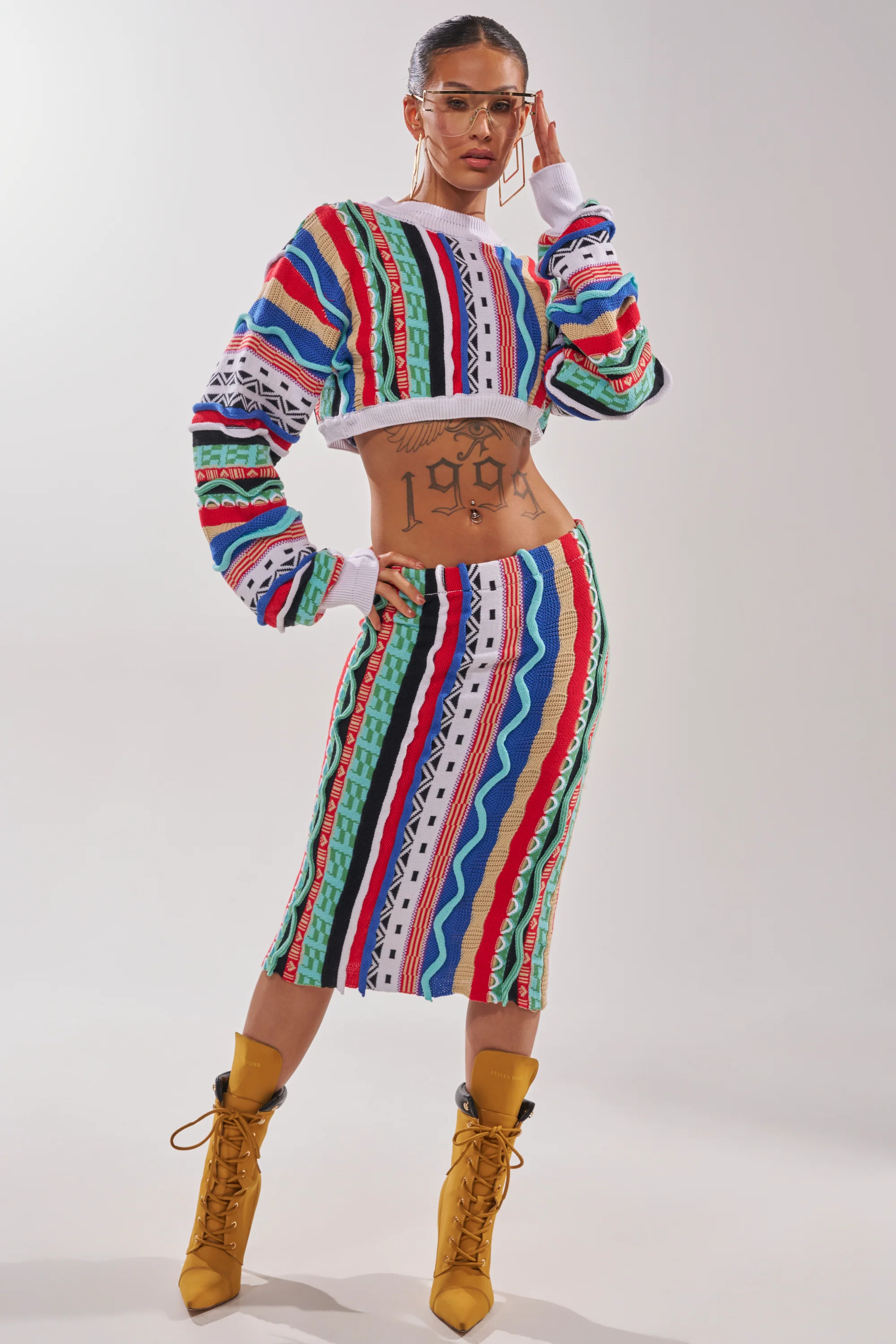 FEELING THE VIBES CROP SWEATER - Image 6