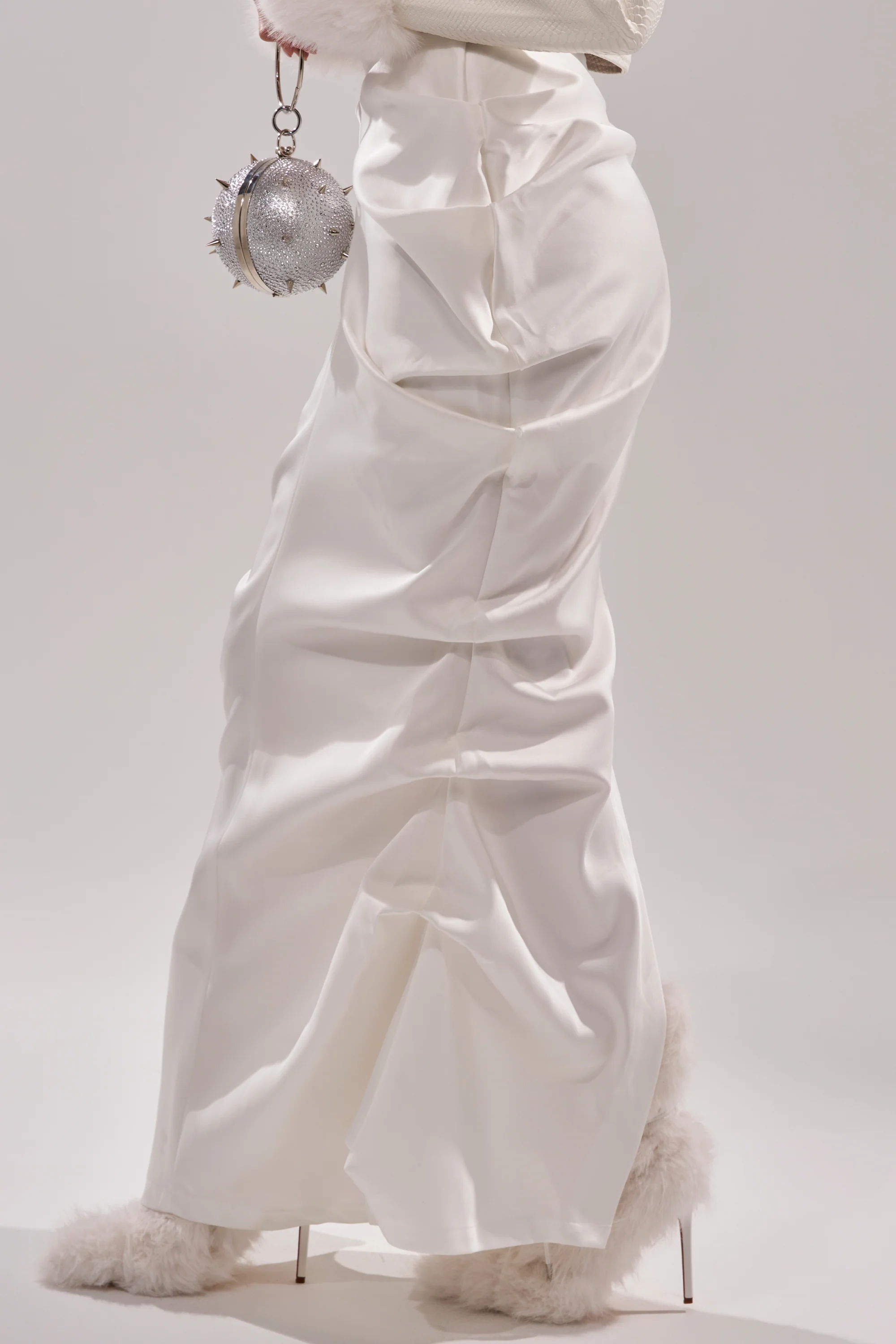 FEELING THE VIBES SATIN MAXI SKIRT - Image 10