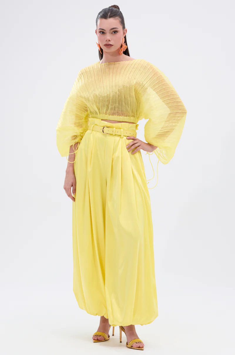 FEELING WILD BELTED BALLOON PANT - Image 6