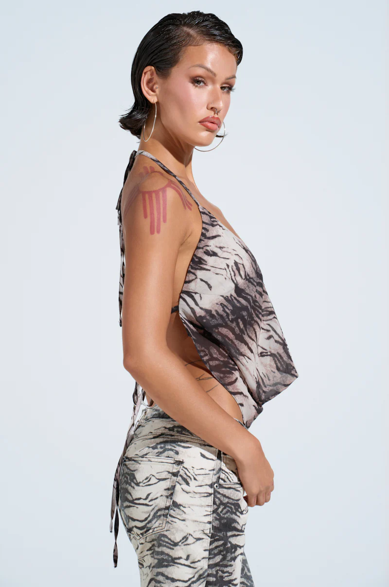 FEELING WILD DRAPE BLOUSE - Image 5