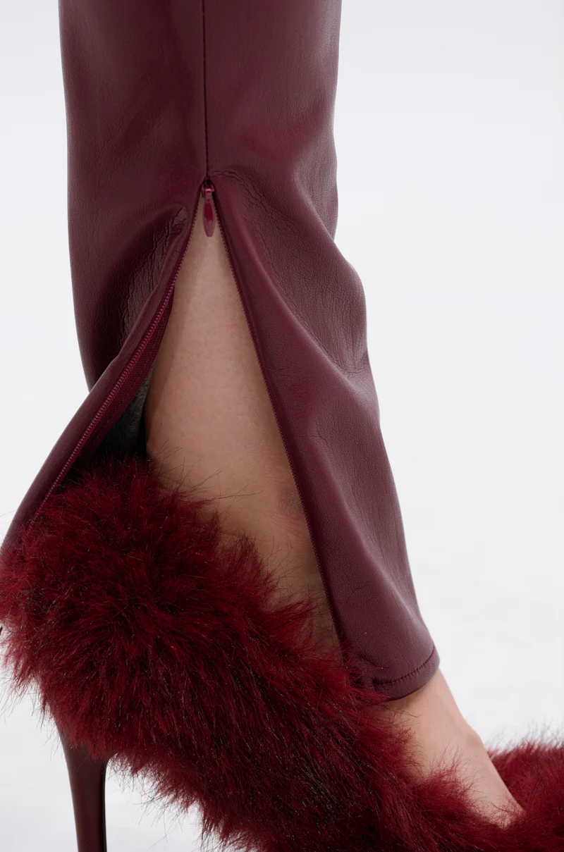 FIRE SQUAD BURGUNDY LEGGING - Image 10