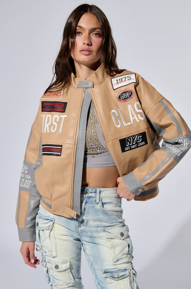 FIRST CLASS EMBROIDERED MOTO - Image 2