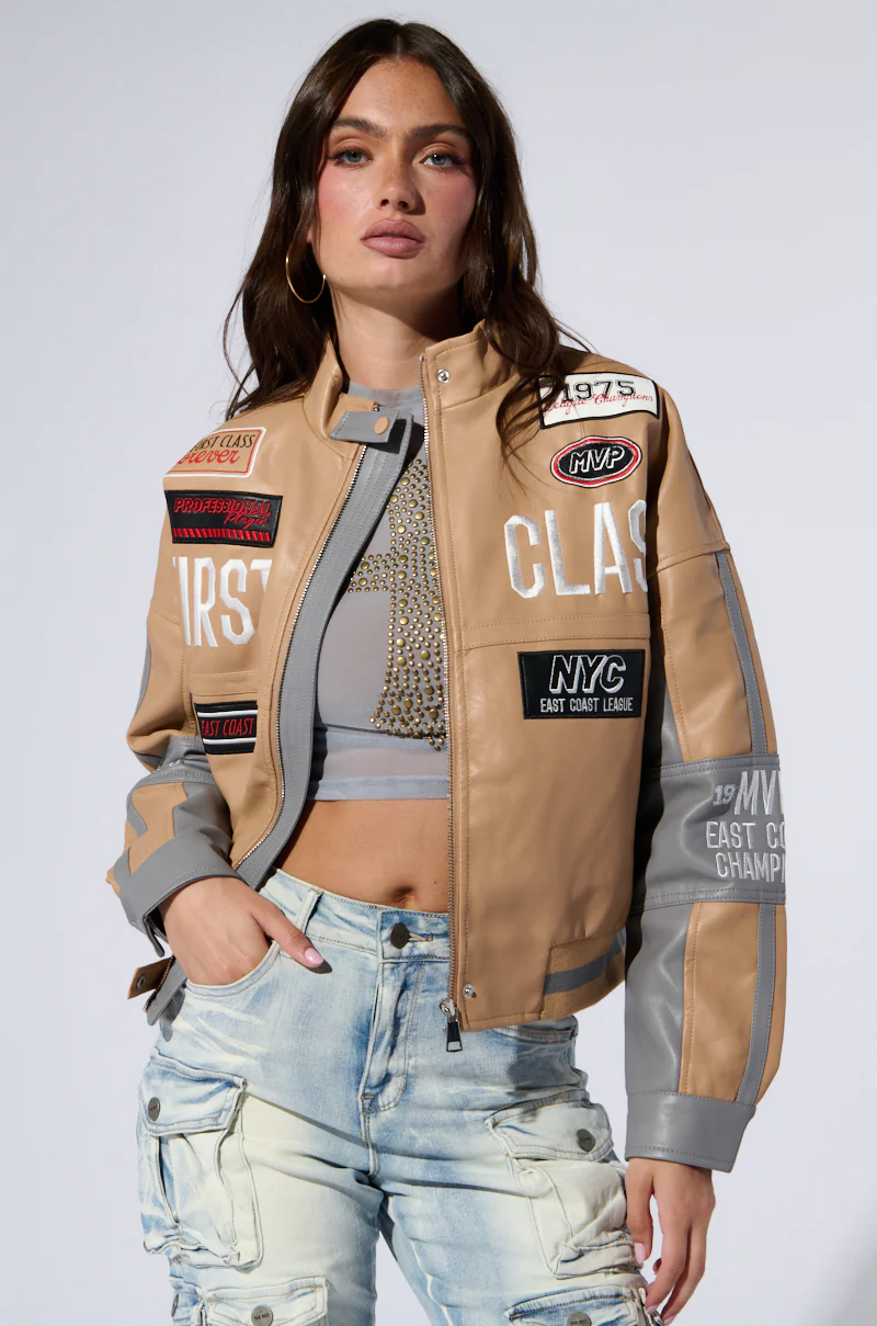 FIRST CLASS EMBROIDERED MOTO - Image 4