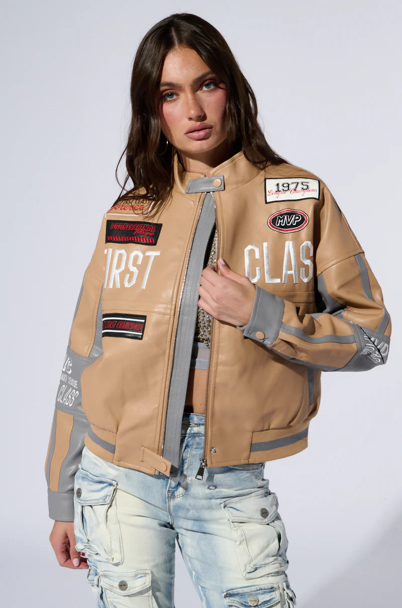 FIRST CLASS EMBROIDERED MOTO - Image 5