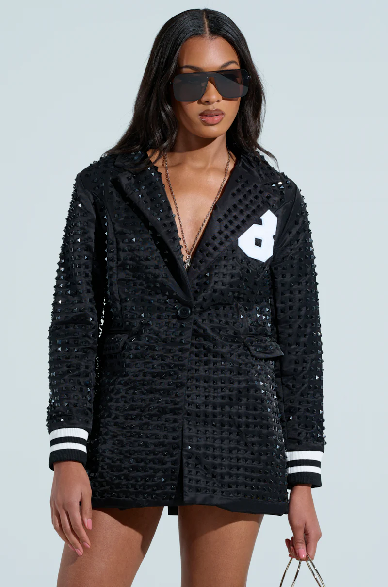 FIRST ROUND DRAFT PICK STUDDED BLAZER - Image 4