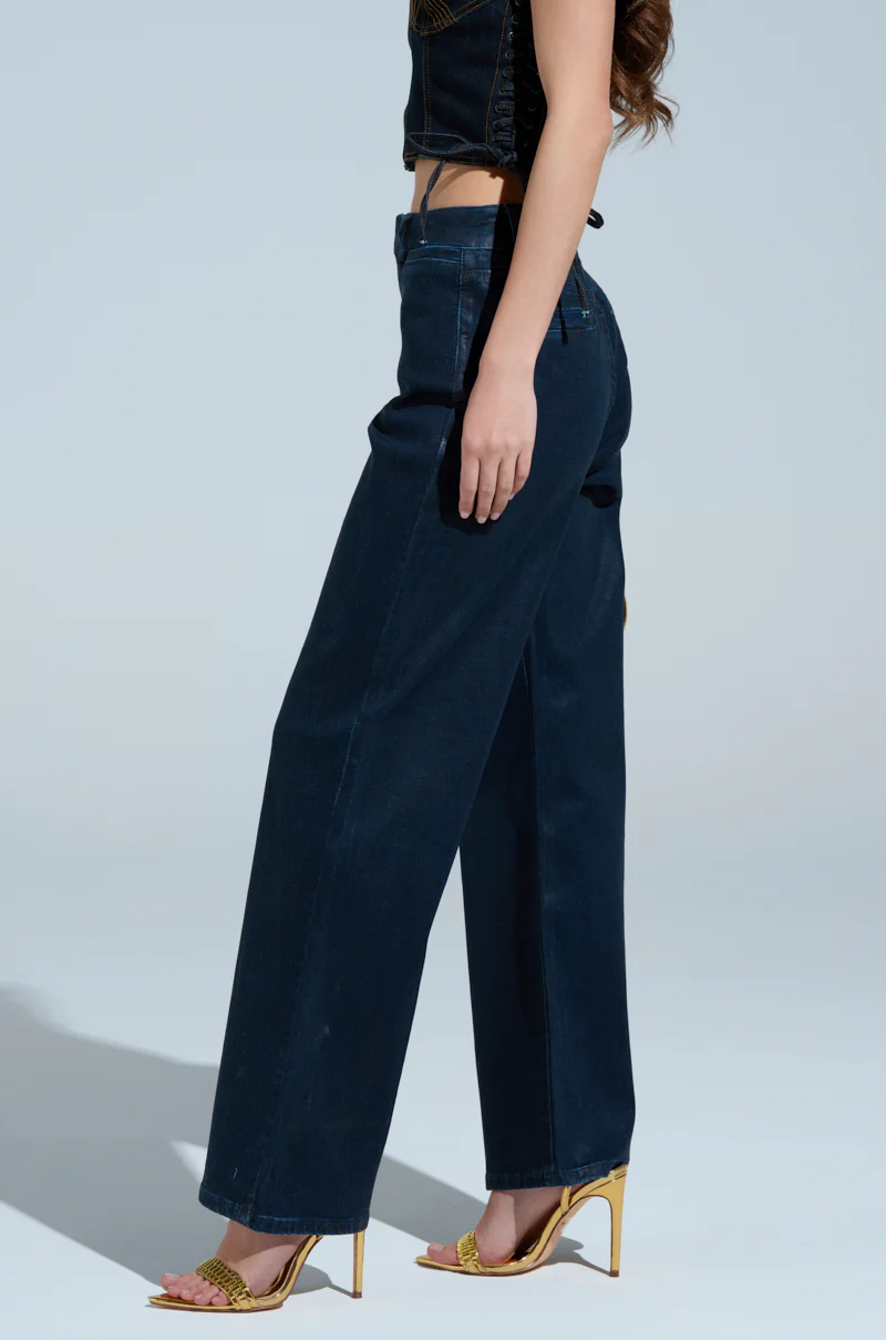 FLEX FIT TROUSER WITH WAX EFFECT - Image 2
