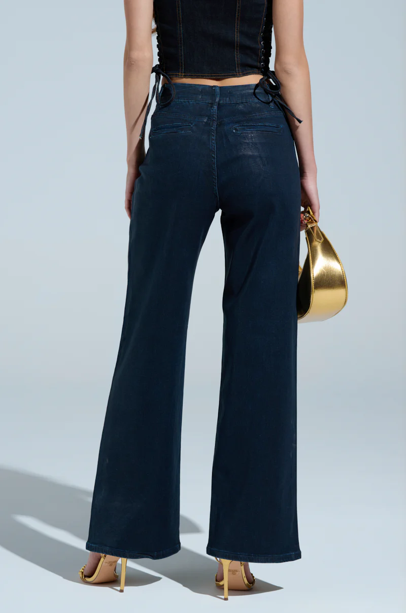 FLEX FIT TROUSER WITH WAX EFFECT - Image 3