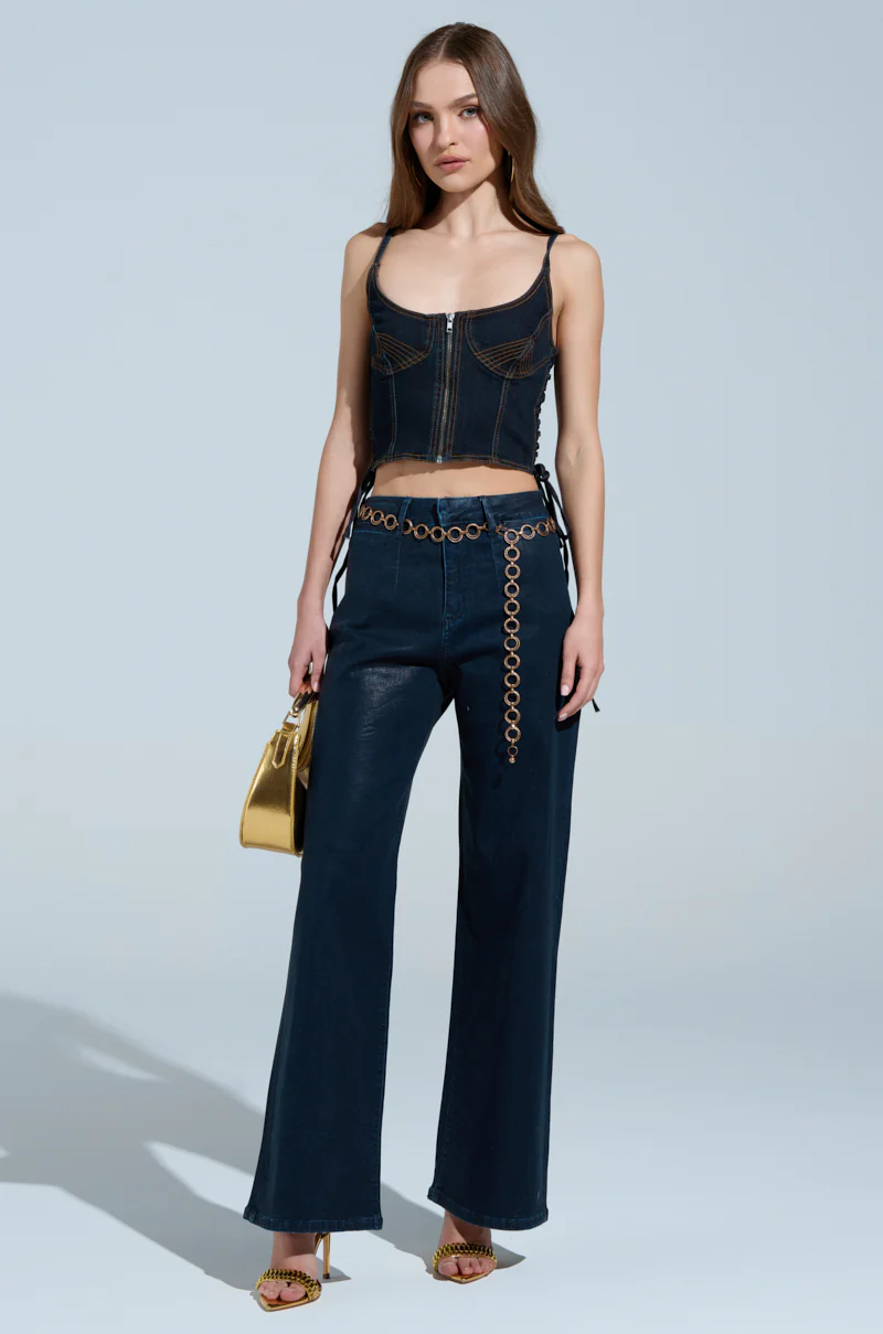 FLEX FIT TROUSER WITH WAX EFFECT - Image 4