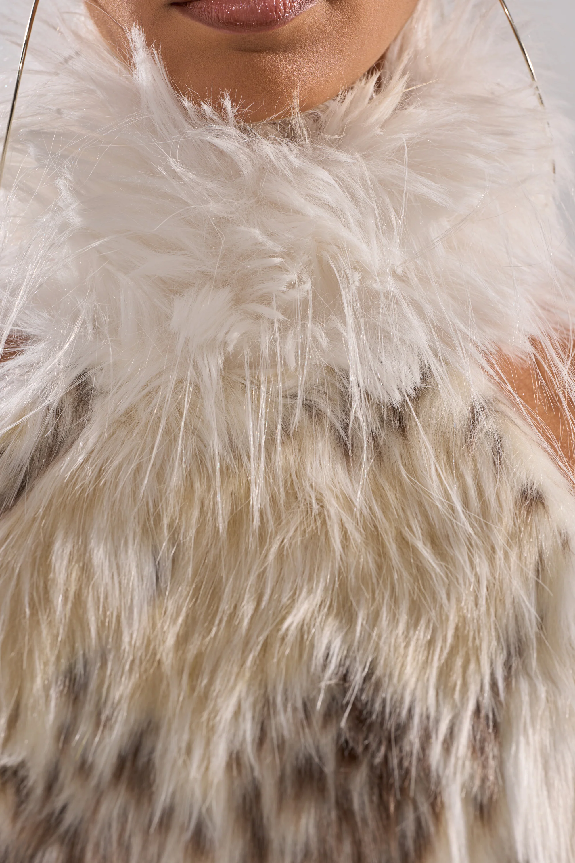 FLINTSTONES MOCK NECK FUR TOP - Image 9