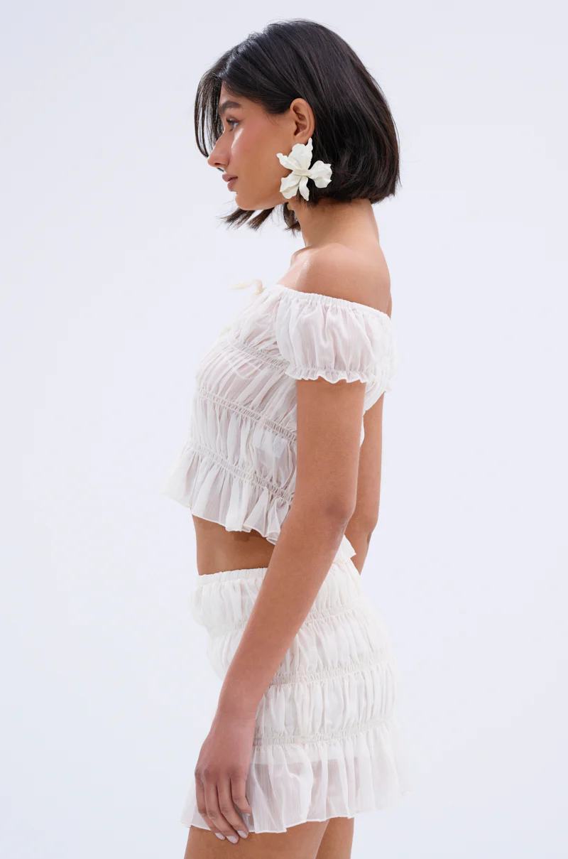 FLIRT WITH ME OFF THE SHOULDER BLOUSE - Image 4