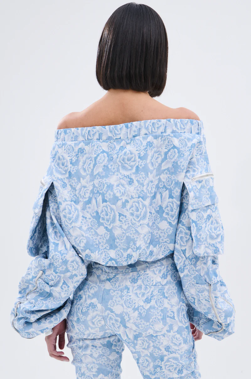 FLORAL LIFE OFF THE SHOULDER BLOUSE - Image 5