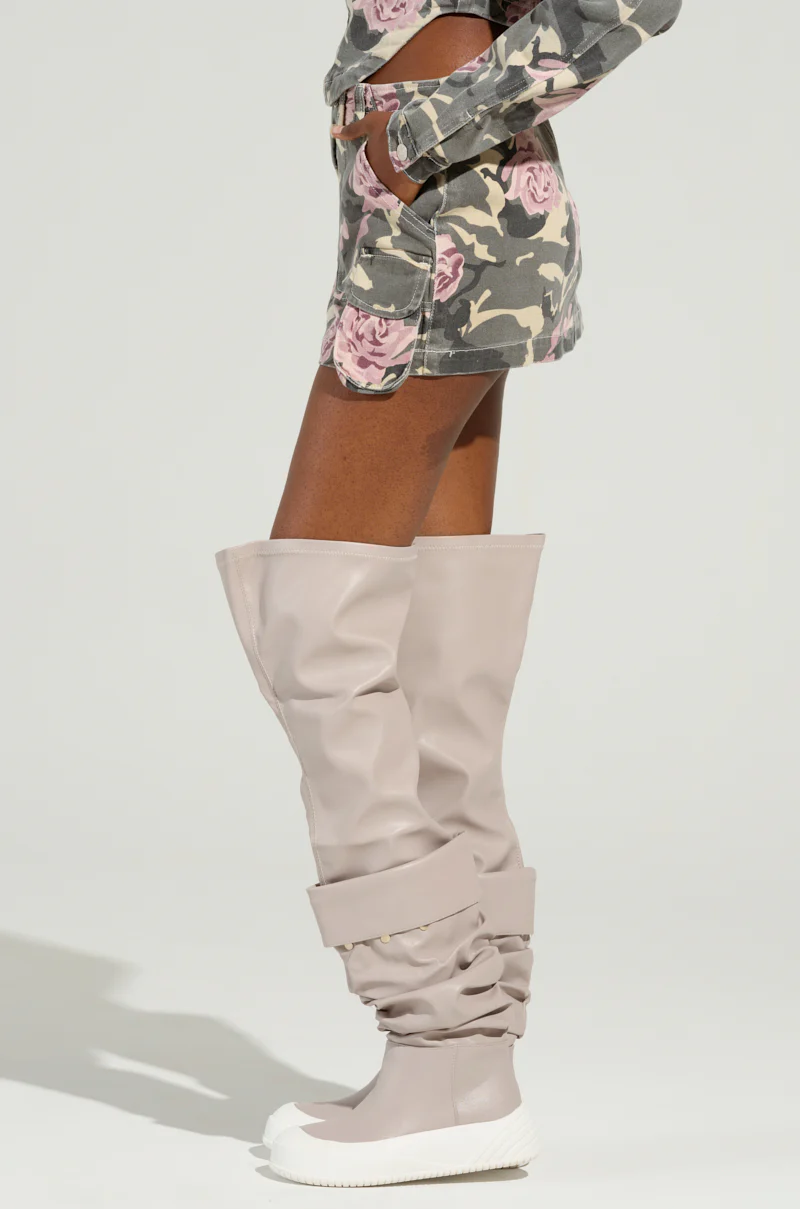 FLOWER CHILD PRINTED MINI SKIRT - Image 4