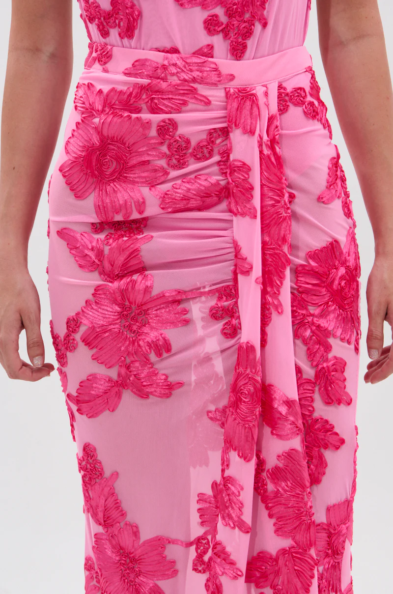FLOWER GIRL MESH MAXI SKIRT - Image 10