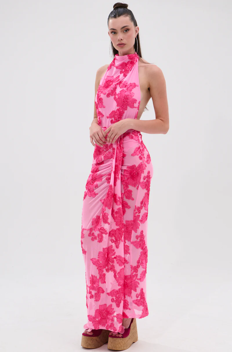 FLOWER GIRL MESH MAXI SKIRT - Image 3
