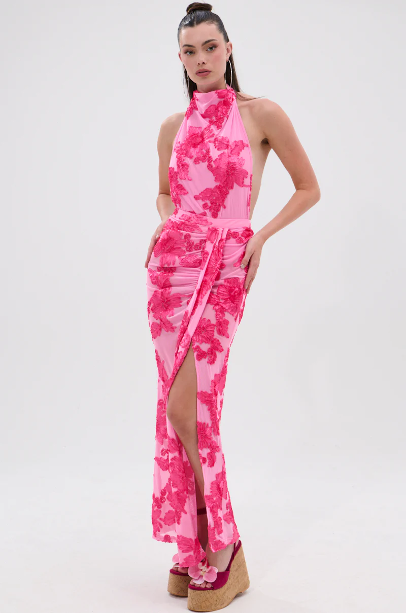 FLOWER GIRL MESH MAXI SKIRT - Image 9