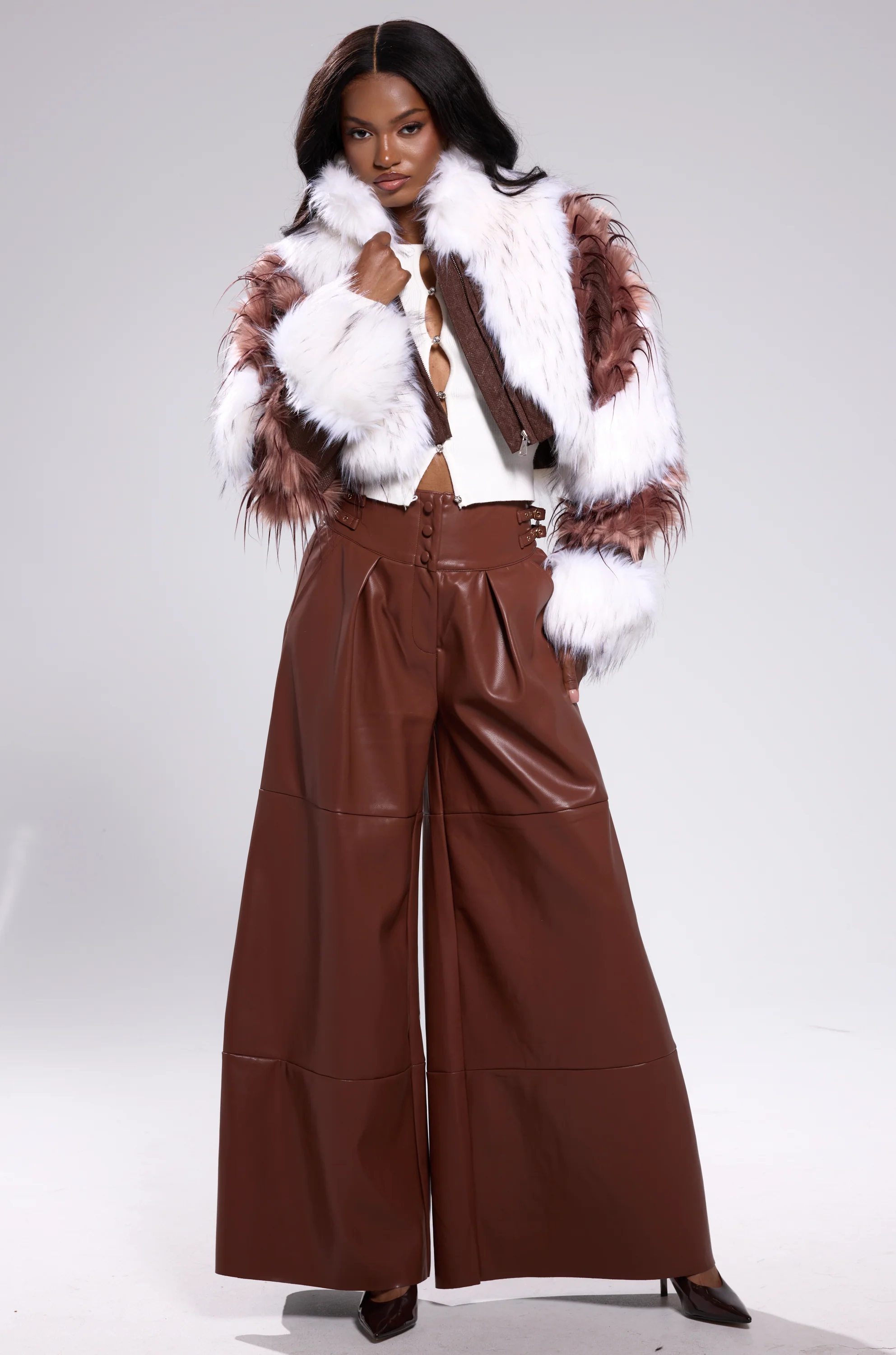 FRANKIE PATCHWORK FAUX FUR - Image 7