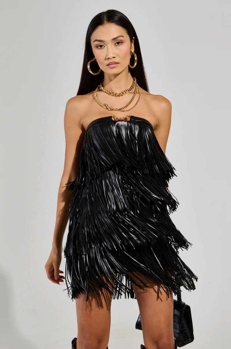 FRINGE ME UP MINI DRESS - Image 4