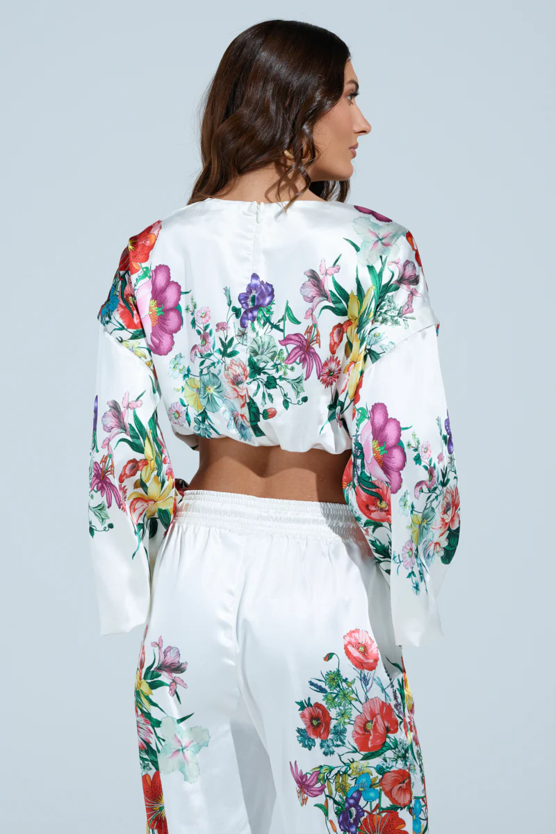 FULL BLOOM ZIP OFF SLEEVES BLOUSE - Image 6