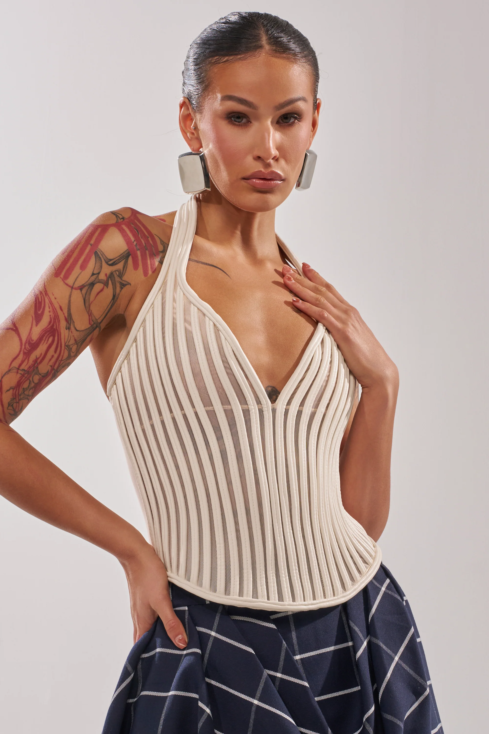 GET GROOVY WITH IT MESH CORSET - Image 2