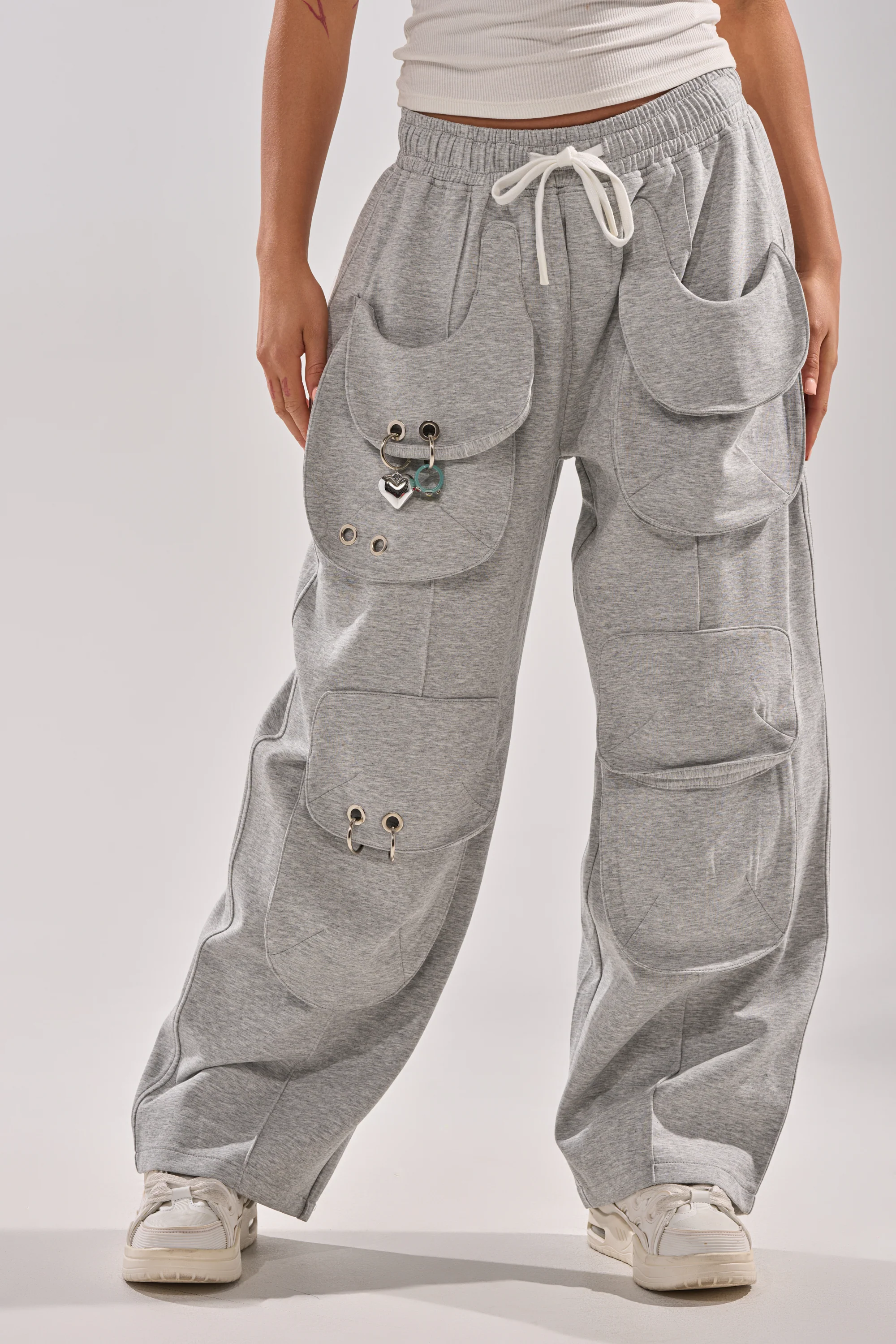 GET WITH IT WIDE LEG CARGO JOGGER - Image 2