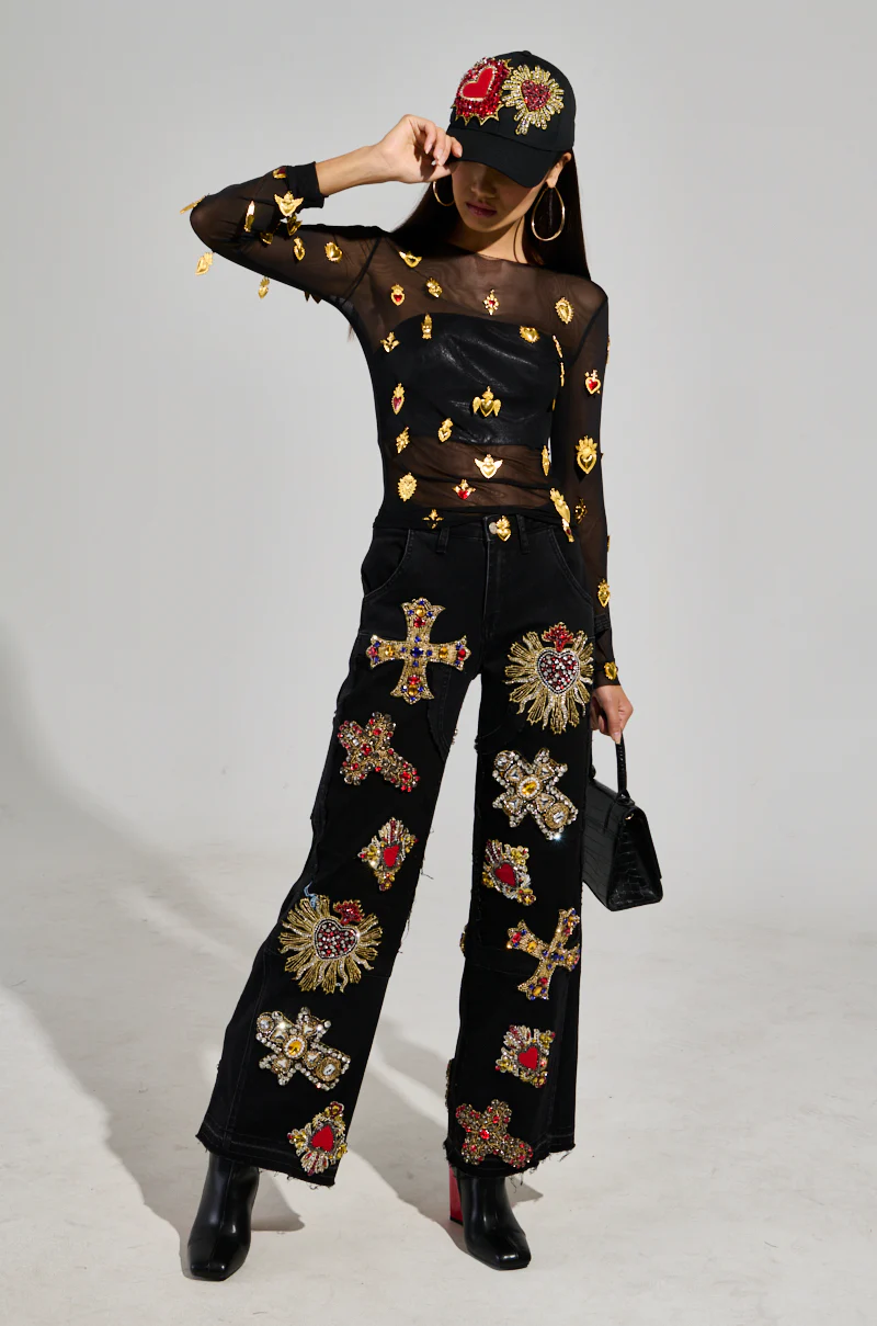 GILDED MESH TOP - Image 7