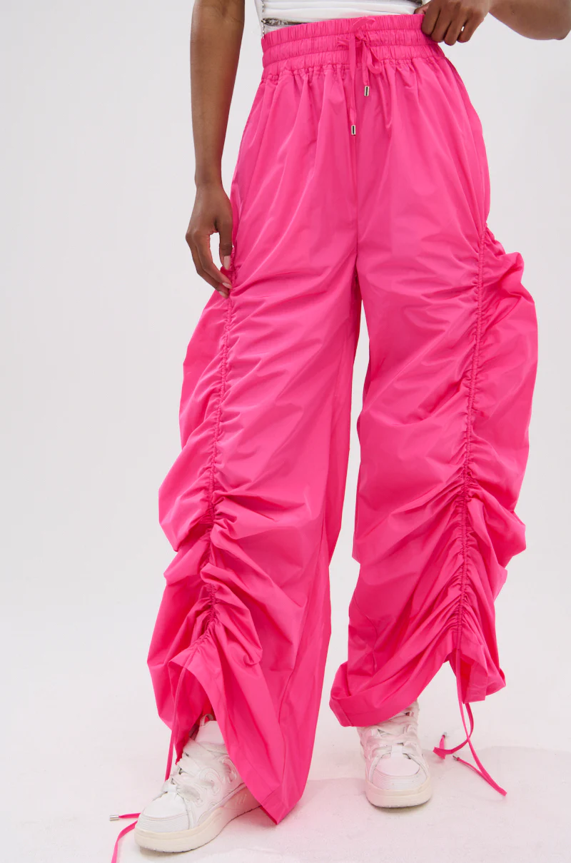 GIRL ON FIRE RUCHED JOGGER - Image 2