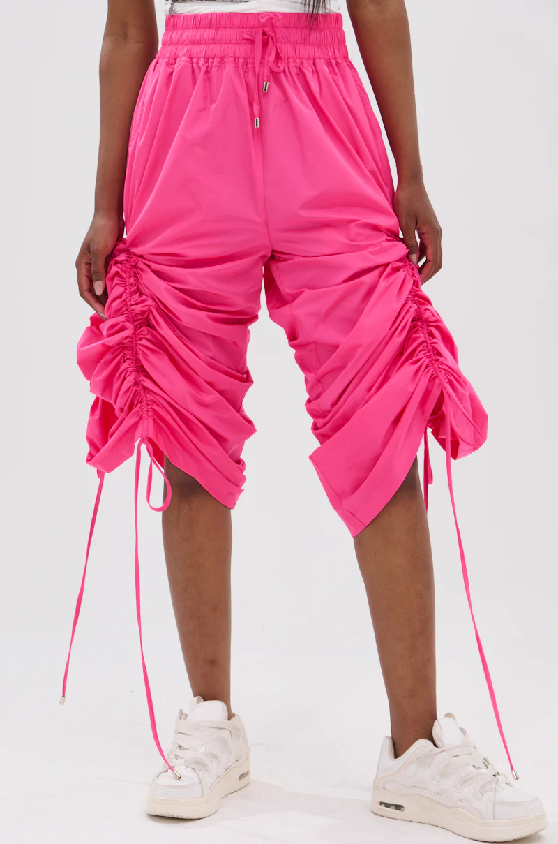 GIRL ON FIRE RUCHED JOGGER - Image 4