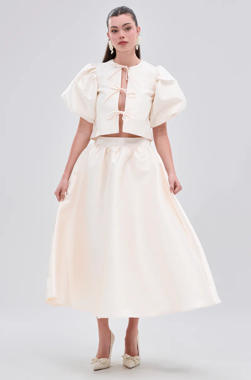 GIRL POWER CROP TIE FRONT TOP - Image 4