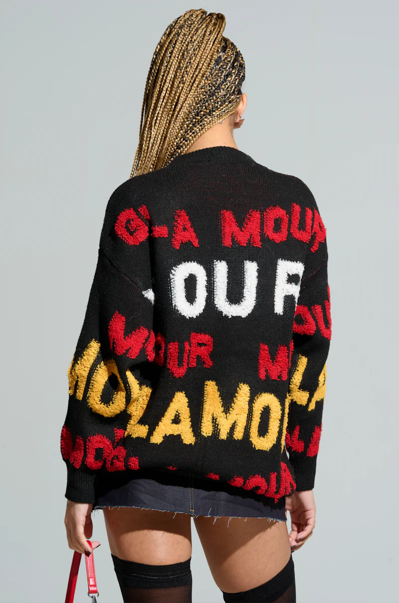 GLAMOUR OVERSIZED SWEATER - Image 4