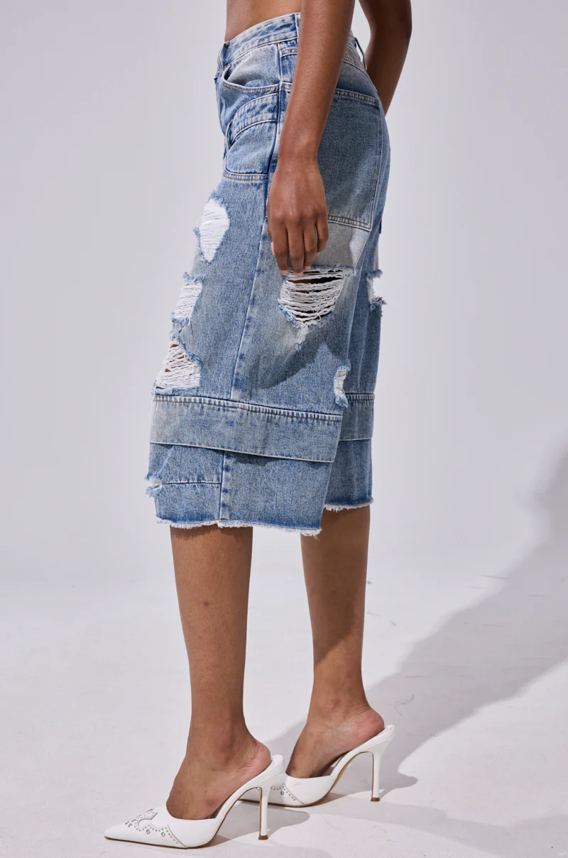 GO GET SOME DENIM BERMUDA SHORT - Image 4