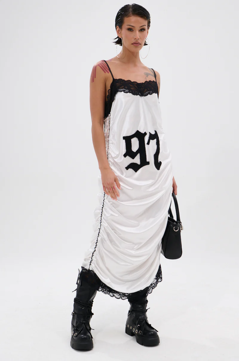 GO SPORTS RUCHED MIDI DRESS - Image 2