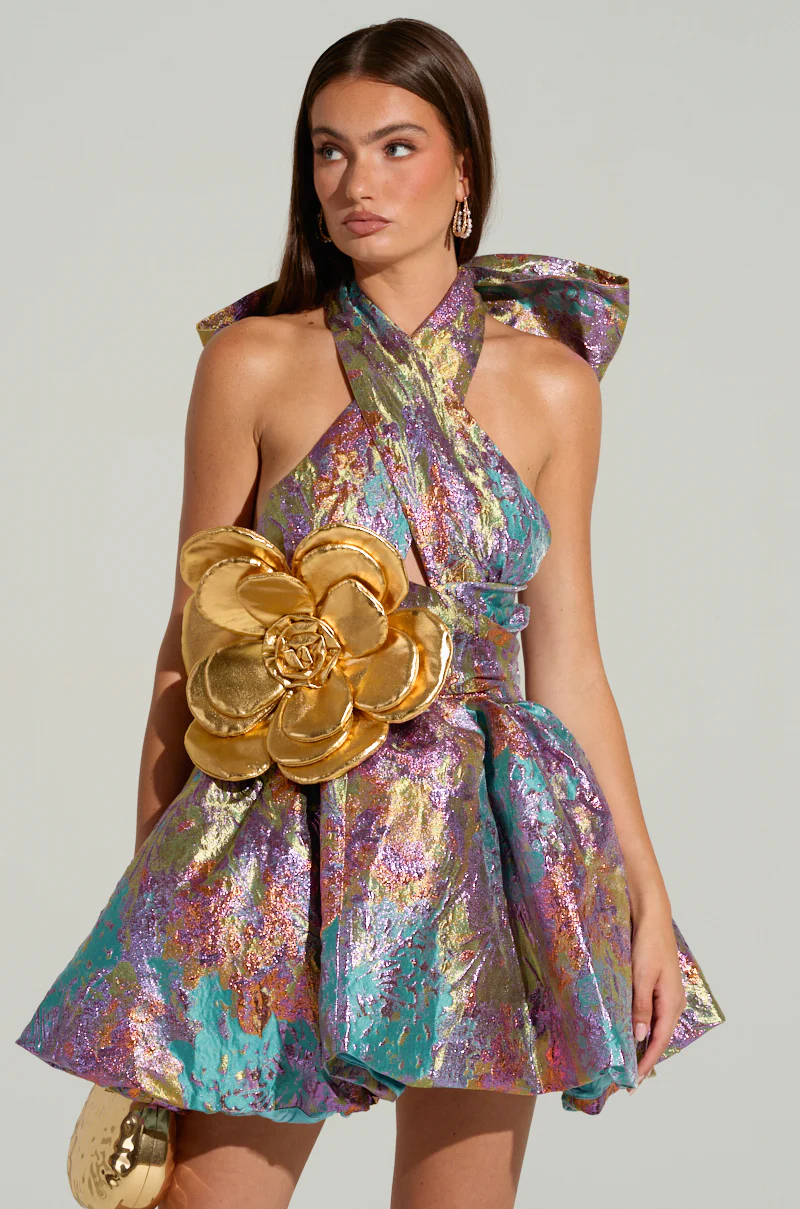 GOLDEN HOUR METALLIC BROOCH - Image 2