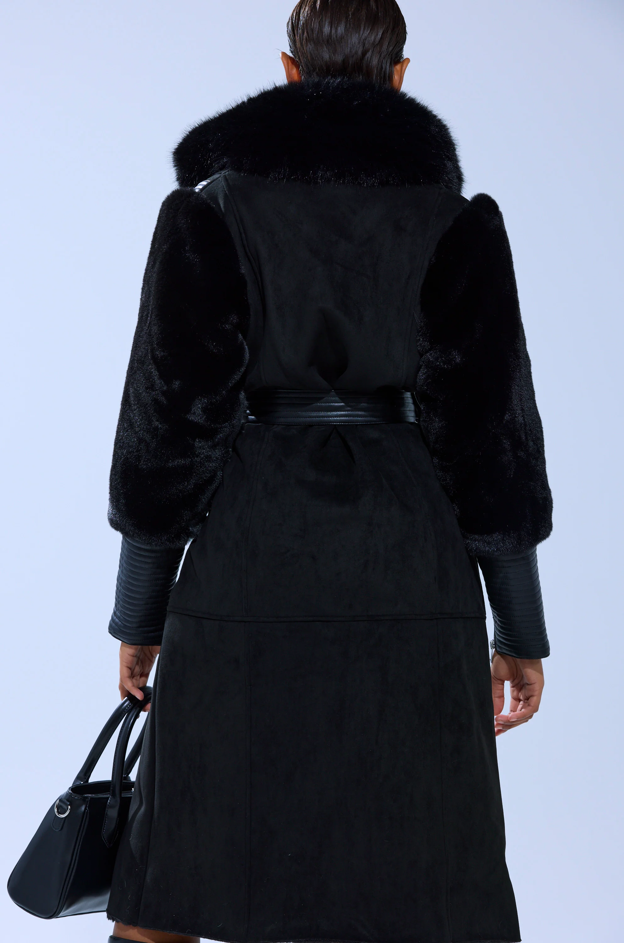 GOODIE MIXED MEDIA COAT - Image 16