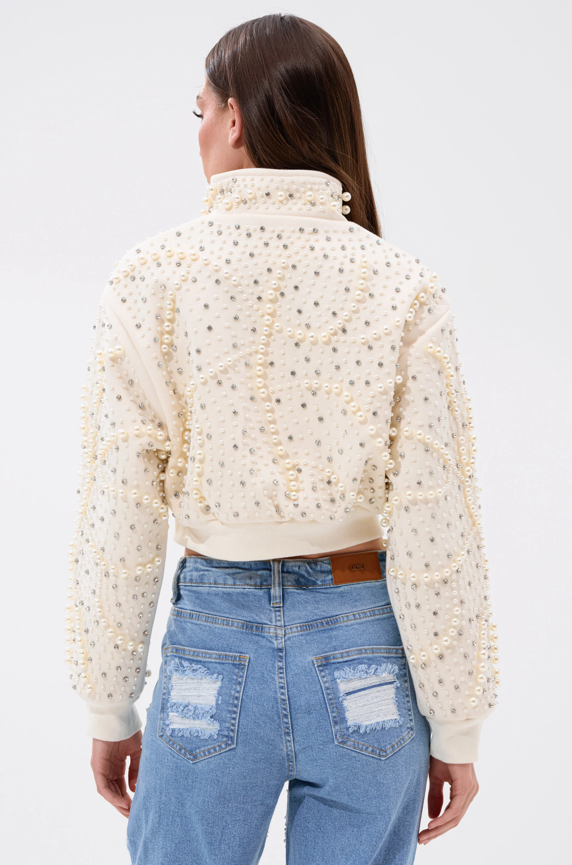 GOODIE TWO SHOES EMBELLISHED BOMBER - Image 7