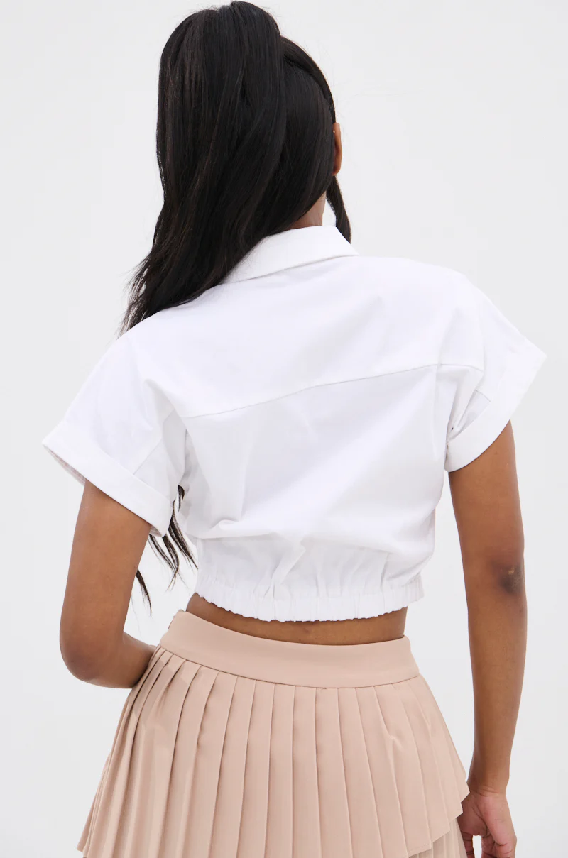 GUESS THE SIDE BUTTON DOWN BLOUSE - Image 5