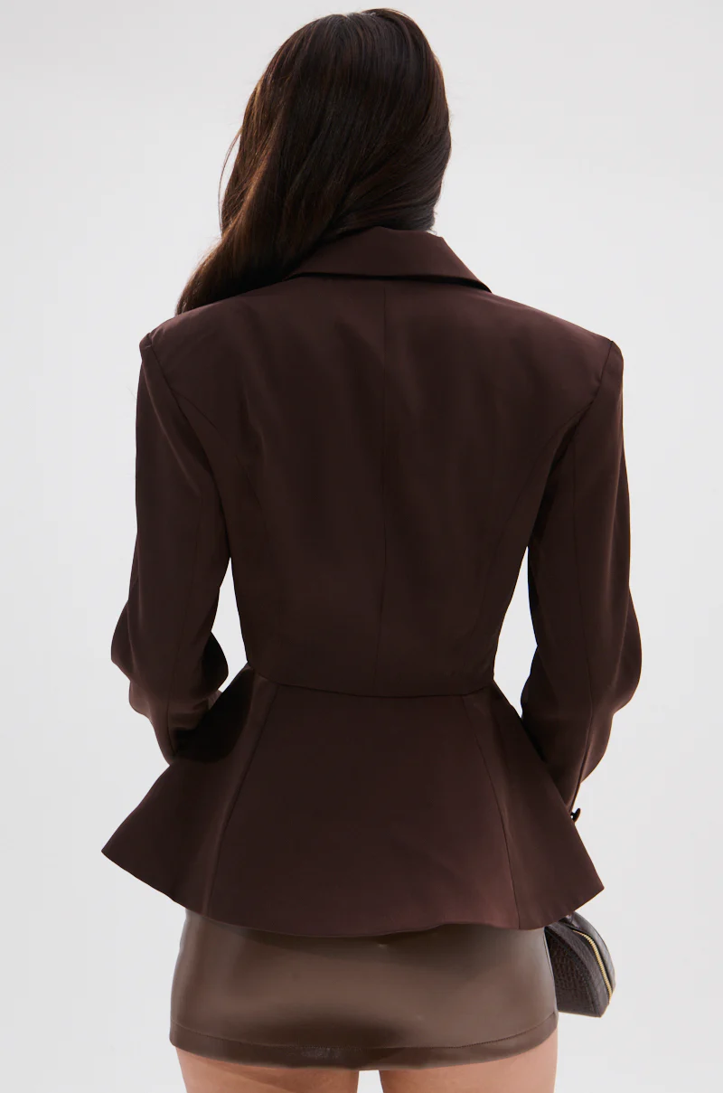 HAPPY HOUR PEPLUM BLAZER - Image 9