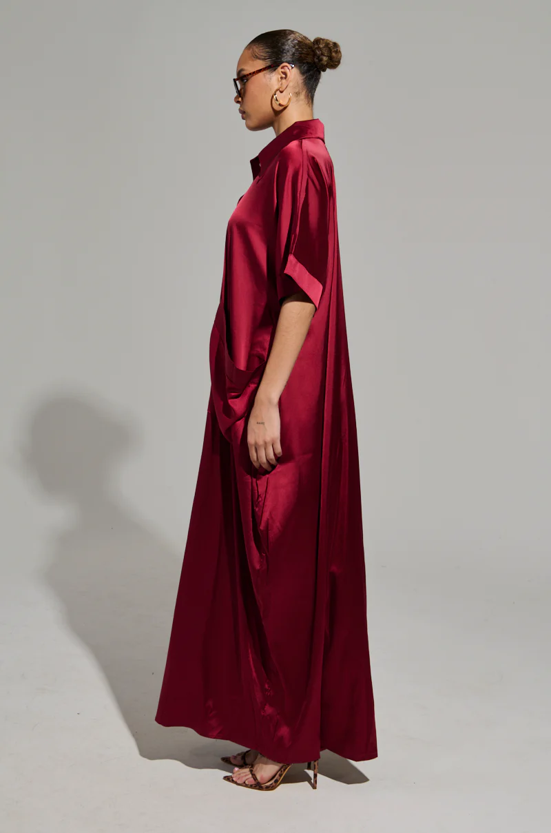 HAPPY HOUR SATIN JUMPSUIT DRESS - Image 7