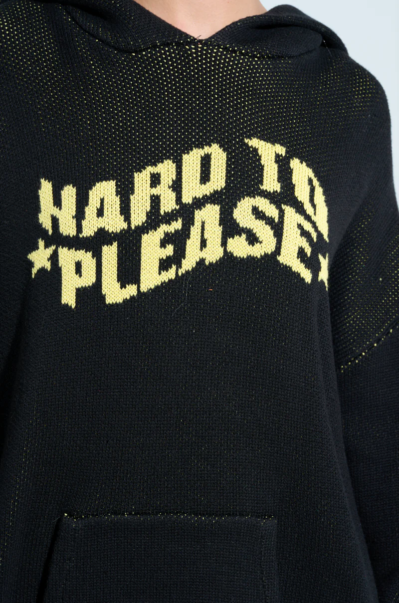 HARD TO PLEASE OVERSIZED HOODED SWEATER - Image 8