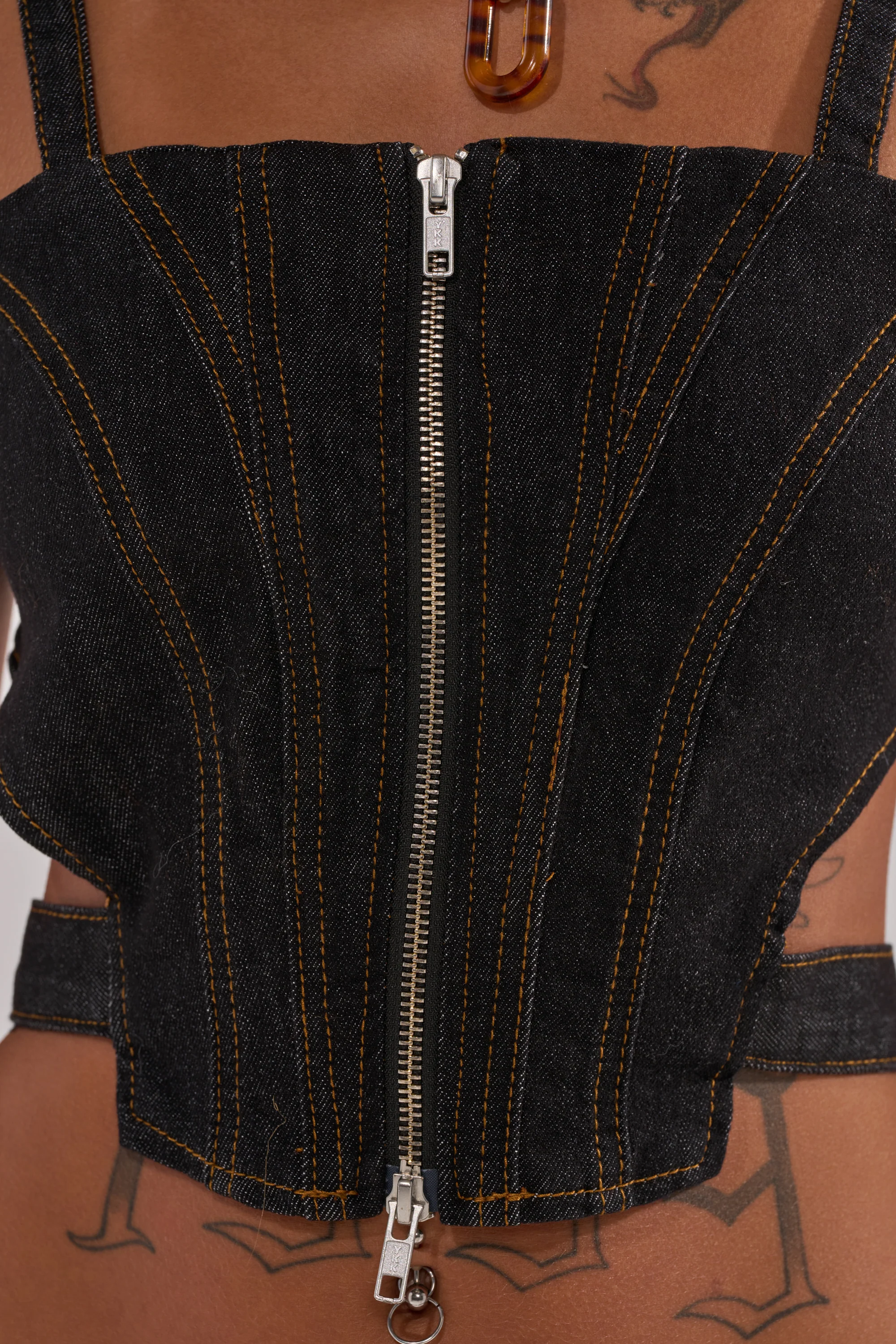 HARDEST TO LOVE DENIM CORSET - Image 9