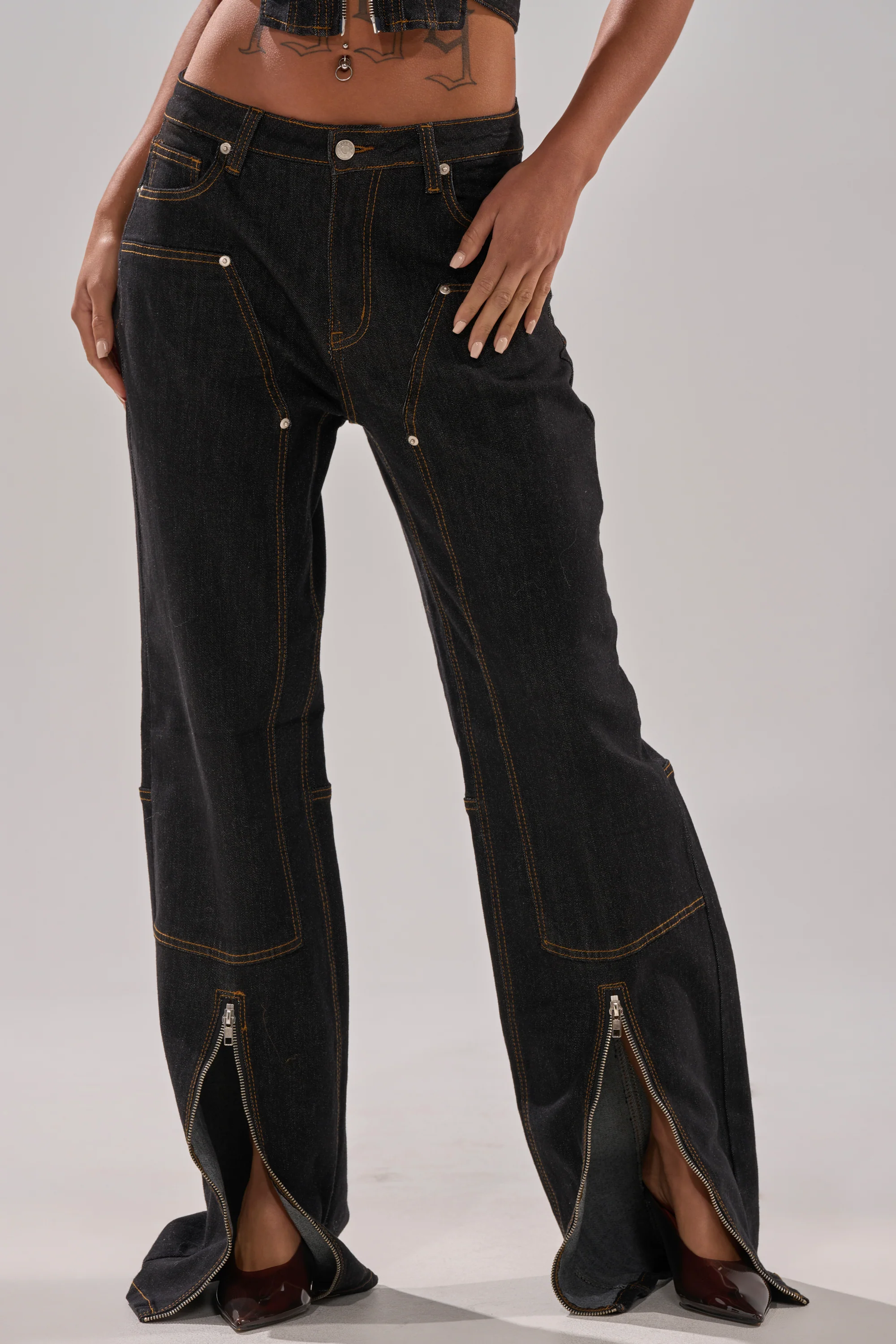 HARDEST TO LOVE WIDE LEG DENIM